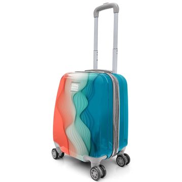Coral High 16762 40 cm Renkli Desenli Mini Kabin Boy Valiz