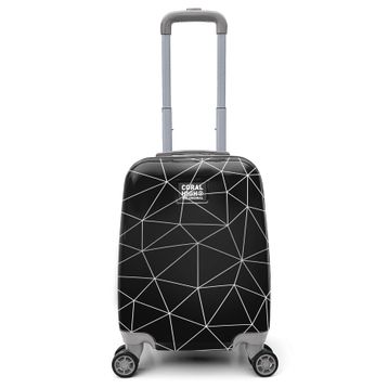 Coral High 16763 40 cm Renkli Desenli Mini Kabin Boy Valiz
