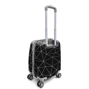 Coral High 16763 40 cm Renkli Desenli Mini Kabin Boy Valiz