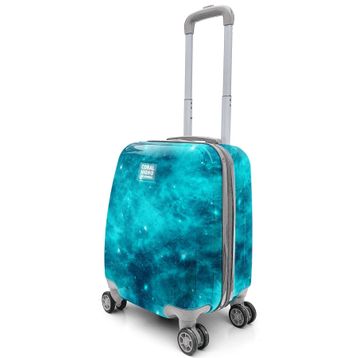 Coral High 16768 40 cm Renkli Desenli Mini Kabin Boy Valiz