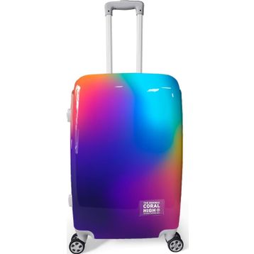 Coral High 16822 60 cm Renkli Desenli PC Orta Boy Valiz