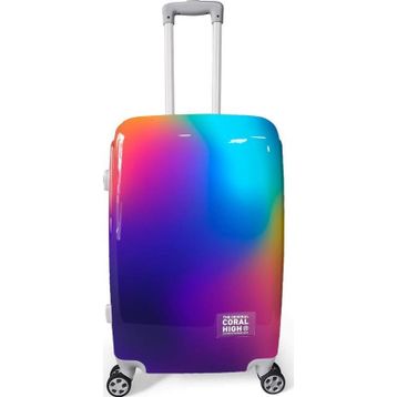Coral High 16822 60 cm Renkli Desenli PC Orta Boy Valiz