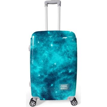 Coral High 16832 Renkli Desenli 60 cm Orta Boy PC Valiz