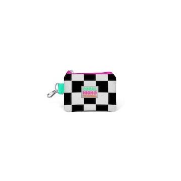 Coral High 21801 Kids Neon Pembe Dama Desenli Bozuk Para Çantası