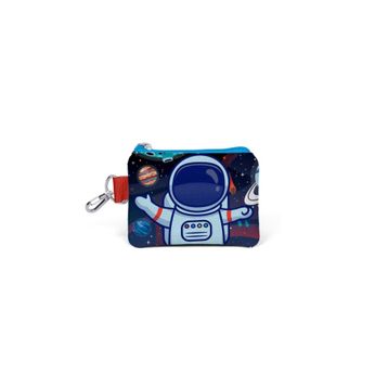 Coral High 21824 Sax Mavi Astronot Desenli Bozuk Para Çantası