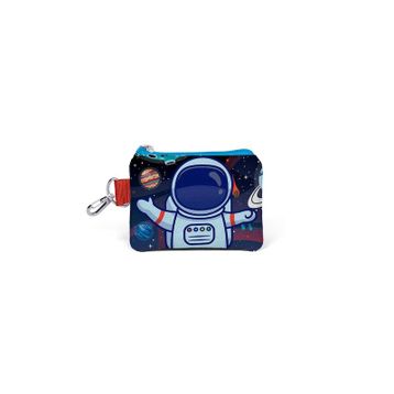Coral High 21824 Sax Mavi Astronot Desenli Bozuk Para Çantası