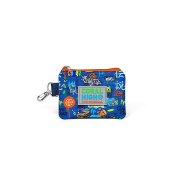 Coral High 21896 Kids Saks Grafiti Desenli Bozuk Para Çantası
