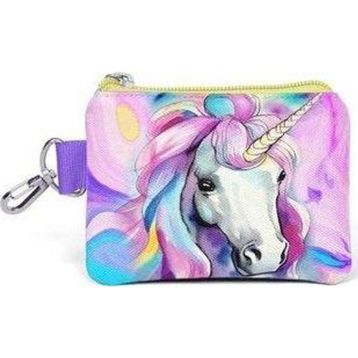 Coral High 21903 Renkli Unicorn Desenli Bozuk Para Çantası