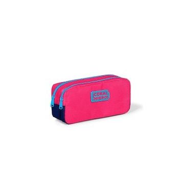 Coral High 22190 KK01 Kids Neon Mercan Iki Bölmeli Kalem Çantası