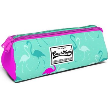 Coral High 22211 Unisex Üç Bölmeli Flamingo Kalemlik