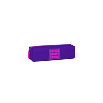 Coral High 22337 K.K06 Sport Mor Pembe Tek Bölmeli Kalem Çantası