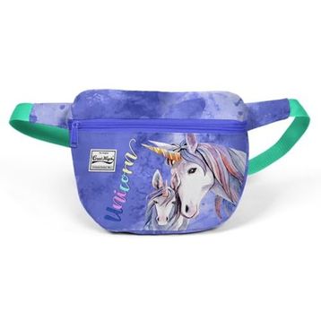 Coral High 22590 Lavanta Su Yeşili Unicorn Desenli Bel Çantası
