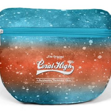 Coral High 22603 Civit Yeşil Kahve Bel Çanta