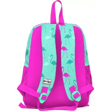 Coral High 23307 Kids Su Yeşili Flamingo Desenli Iki Bölmeli Ilkokul Sırt Okul Çantası