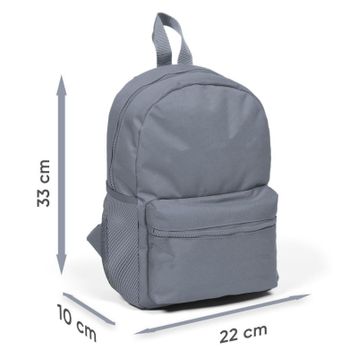 Coral High 23542 Minik Yuva Fosforlu Sarı Saks Motorsiklet Desenli Iki Bölmeli Sırt Çantası
