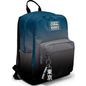 Coral High 23642 Nefti Gri Renk Geçişli Okul Sırt Çantası