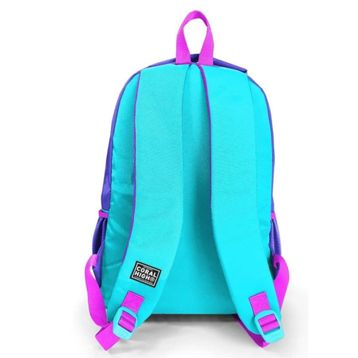 Coral High 23661 Kids Lavanta Turkuaz Kulaklı Kız Desenli Üç Bölmeli Okul Sırt Çantası