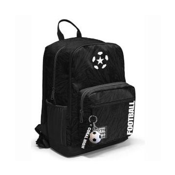 Coral High 23698 Siyah Futbol Desenli Okul Çantası