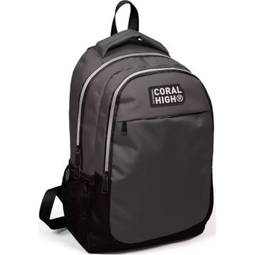 Coral High 24307 K118.1 Kids Koyu Gri Üç Bölmeli Usb Şarjlı Kulaklık Çıkışlı Sırt Çantası