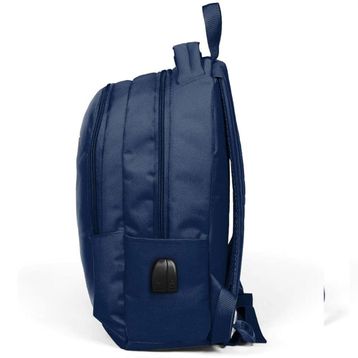 Coral High 24313 Kids Lacivert Üç Bölmeli Usb'li Okul Sırt Çantası
