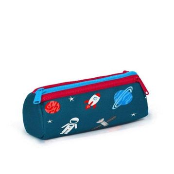 Coral High Kids Astronot ve Uzay Üç Bölmeli Kalem Çantası