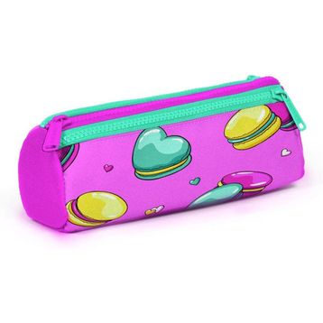 Coral High Kids Pembe Kurabiyeler Üç Bölmeli - Kız Kalemlik