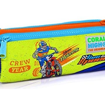 Coral High Lacivert Sarı Motosiklet Üç Bölmeli -Erkek Çocuk