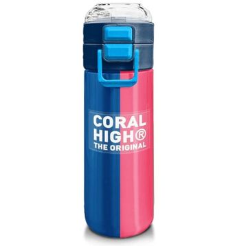 Coral High Mavi Pembe Renkli Çizgili 500 ml Termos