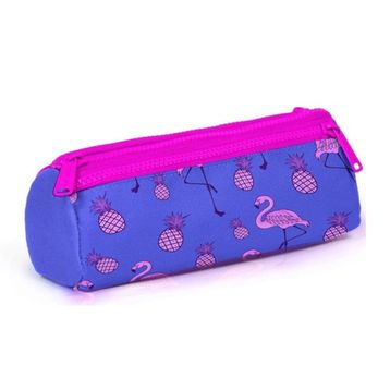 Coral High SET0223112 Kids Lavanta Pembe Flamingo Desenli 2'li Okul Çanta Seti