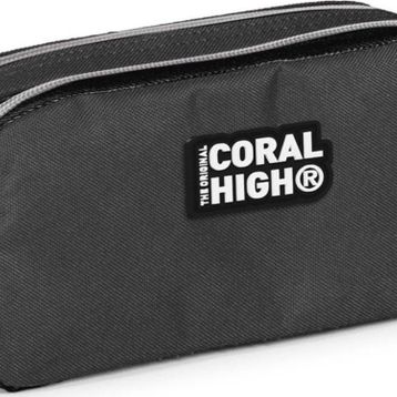 Coral High Siyah İki Bölmeli Kalem Çantası -Erkek Çocuk Kalemlik