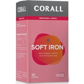 Corall Soft Iron 30 Kapsül