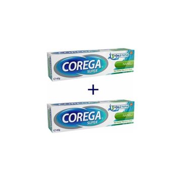 Corega 2x40 gr Naneli Süper Diş Protezi Yapıştırıcı Krem