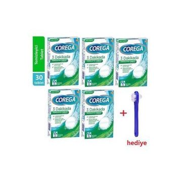 Corega 3 Dakikada Diş Protezi Temizleyici 5x30'lu Tablet