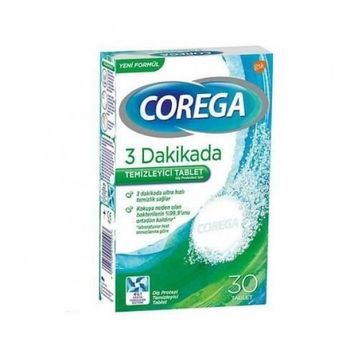 Corega 3 Dakikada Diş Protezi Temizleyici Tablet