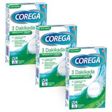 Corega 3x30 Tablet Diş Protezi Temizleyici