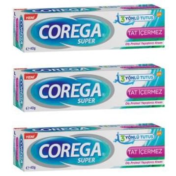Corega 3x40 gr Diş Protezi Yapıştırıcı Krem