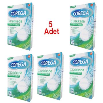 Corega Bio 5x30 Adet Temizleme Tableti