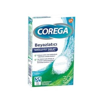 Corega Diş Protezi Beyazlatıcı 30 Tablet+Protez 40 gr Yapıştırıcı Krem