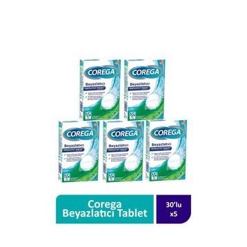 Corega Diş Protezi Beyazlatıcı 5x30 Tablet