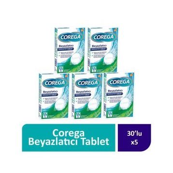 Corega Diş Protezi Beyazlatıcı 5x30 Tablet