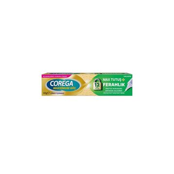 Corega Max Tutuş & Ferahlık 40 gr Diş Protezi Yapıştırıcı