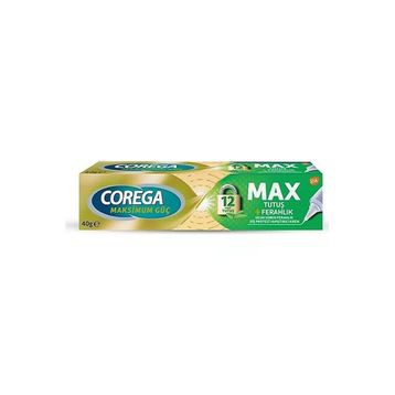 Corega Max Tutuş & Ferahlık 40 gr Diş Protezi Yapıştırıcı