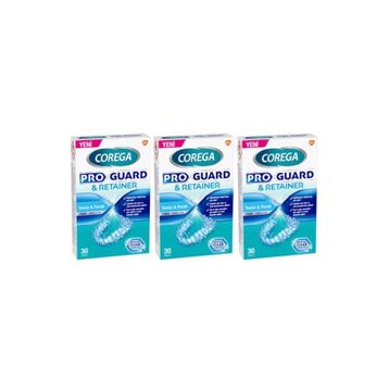 Corega Proguard Retainer 3x30 Temizleyici Tablet