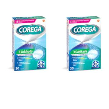 Corega Temizleyici Beyazlatıcı 2x30 Tablet