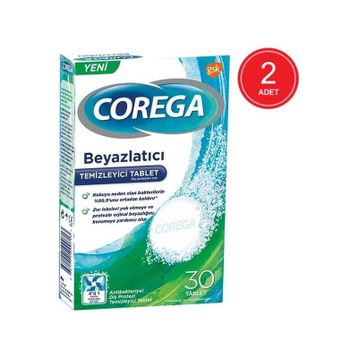 Corega Temizleyici Beyazlatıcı 2x30 Tablet