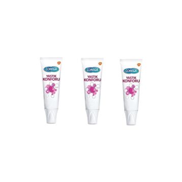 Corega Yastık Konforu 3x40 gr Diş Protezi Yapıştırıcı Krem