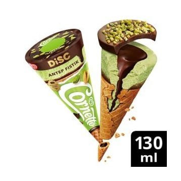 Cornetto 130 ml Antep Fıstıklı ve Çikolatalı Disc