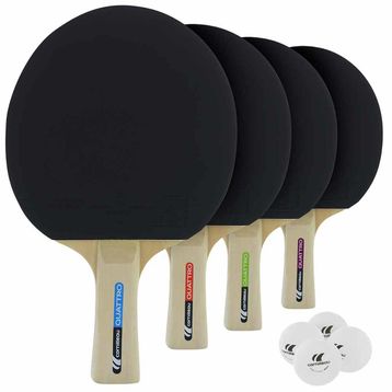 Cornilleau Sport Pack Quattro ITTF Onaylı 4 Adet Raket + 4 Adet Top Masa Tenisi Seti