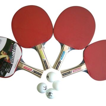 Cornilleau Sport Pack Quattro ITTF Onaylı 4 Adet Raket + 4 Adet Top Masa Tenisi Seti