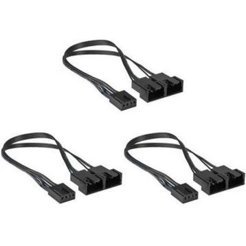 Corsair CX-9070003-WW Splitter Cables Three Pack Hydro X Series Two-Way PWM Fan